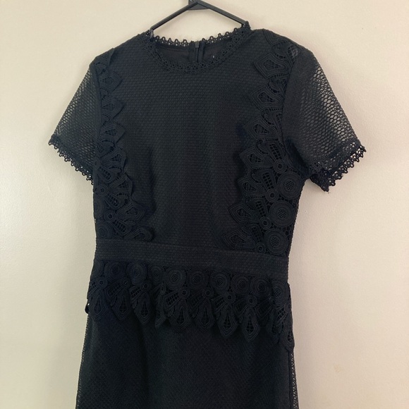 Boohoo black mini dress. Size 6 - Picture 1 of 4